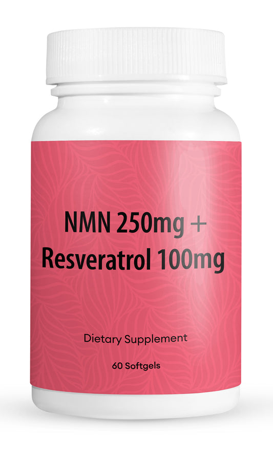 NMN 250mg + Resveratrol 100mg Softgel