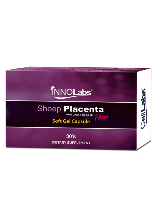 iNNOLabs® Sheep Placenta with Grape Seed Oil Plus Softgel Capsule