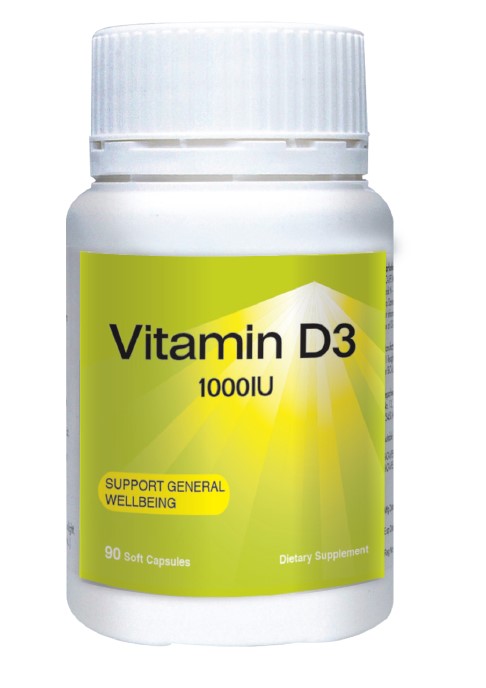 Vitamin D3 1000IU Soft Capsules